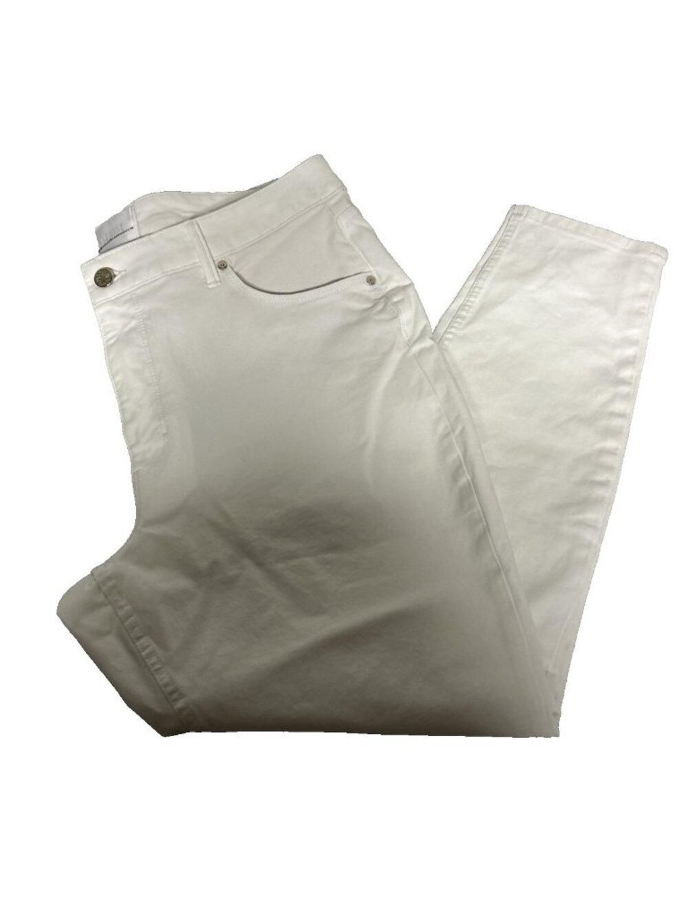WHBM White Skinny Ankle High Rise Women’s 14 Short Pants NWT